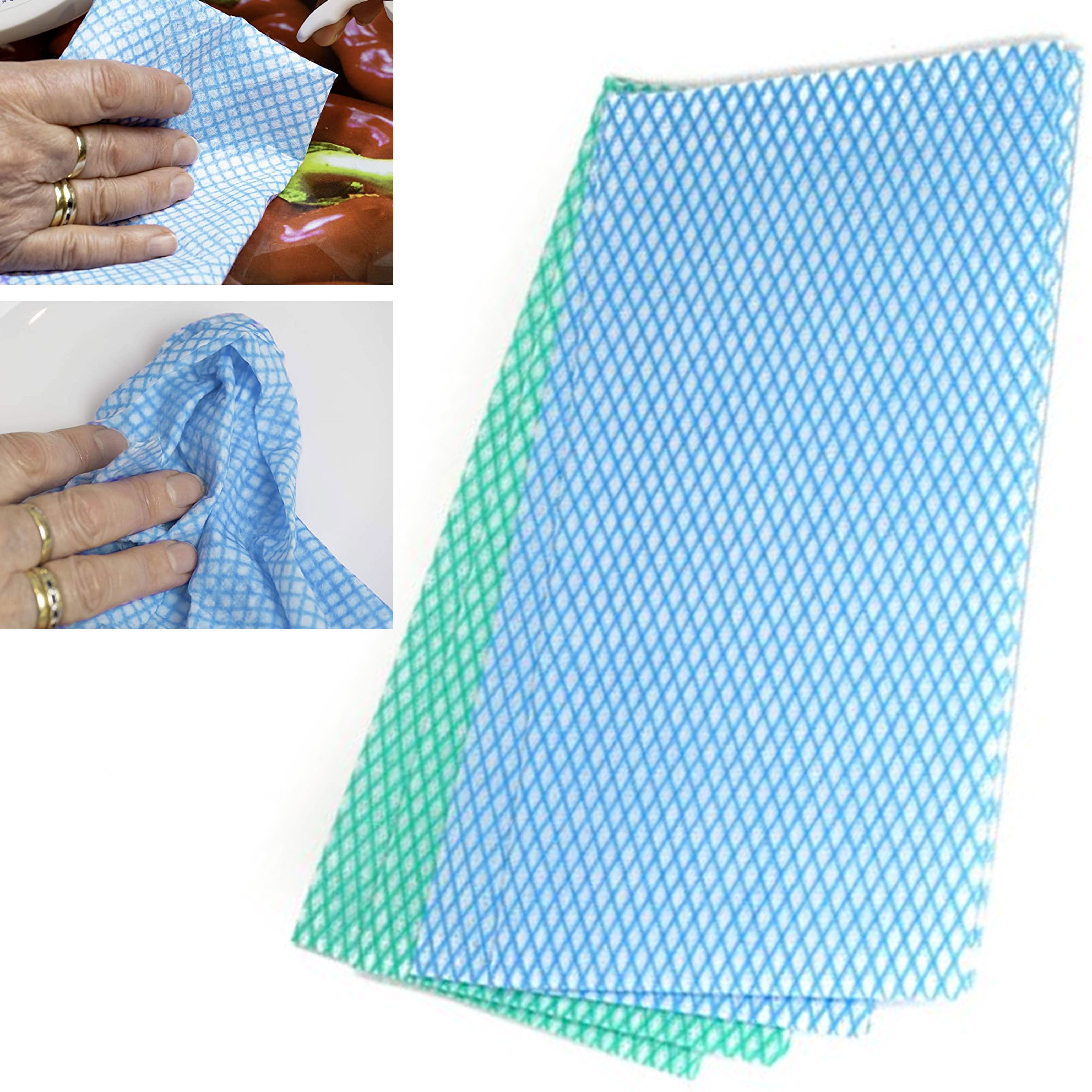 80pc/bag Non-woven Kitchen Washing Cleaning Towel Dish Cloth
