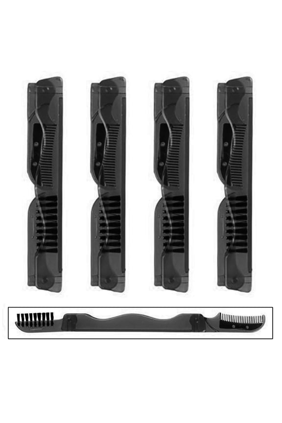 4 Pc Eyebrow Shaper Foldable Eye Brow Razor Face Razors Women Shavers Comb