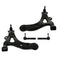 thumbnail image 1 of 4 Pc Front Left Right Suspension Kit Lower Control Arms with Ball Joints + Tie Rod Ends Fits Buick Rendezvous/Buick Terraza FWD Models/Chevrolet Uplander FWD Models, 1 of 4