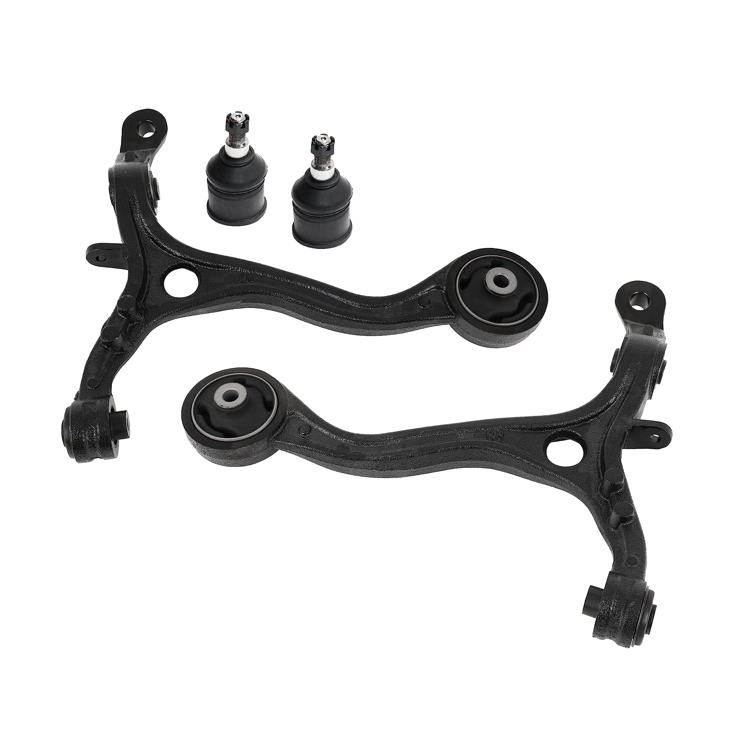 4 Pc Front Lower Control Arms and Lower Ball Joints, Suspension Kit