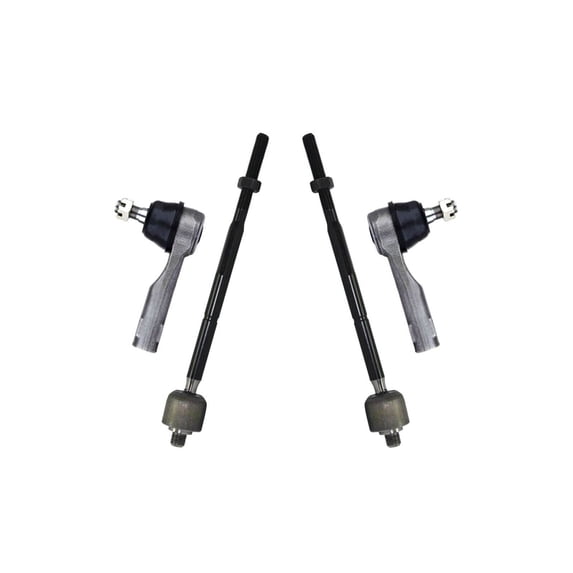 4 Pc Front Outer and Inner Tie Rod Ends Steering Kit Driver Left Passenger Right Side Fits select: 1995-2006 NISSAN SENTRA, 1995-1998 NISSAN 200SX