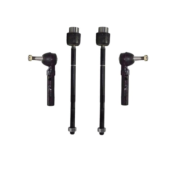 4 Pc Front Steering Passenger Rh Driver Lh Side Inner & Outer Tie Rod End Kit Fits select: 2004-2012 CHEVROLET MALIBU, 2005-2010 PONTIAC G6