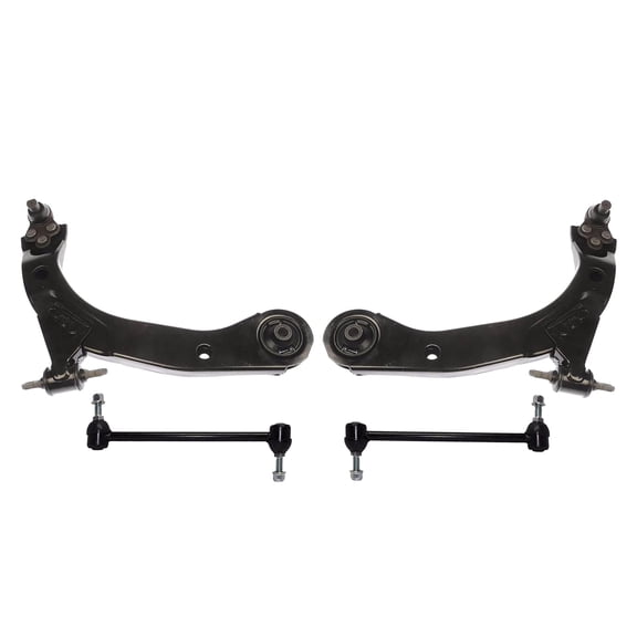 4 Pc Front Suspension Kit Lower Control Arm + Sway Bar Links 11.8 Inch Center To Center