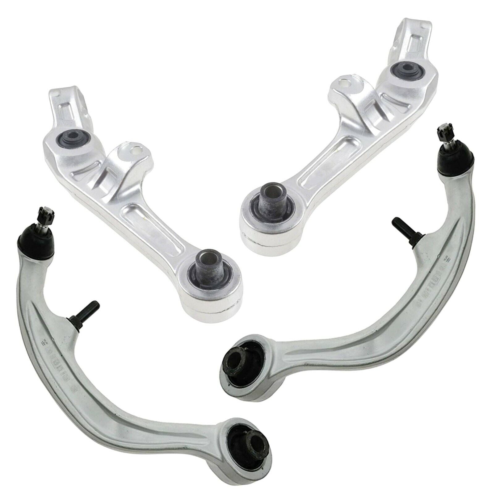 4 Pc Front Suspension Kit Upper & Lower Control Arms with Ball Joints