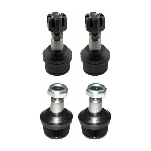 4 Pc Front Suspension Kit Upper and Lower Ball Joints Fits select: 1980-1996 FORD F150, 1980-1996 FORD F250