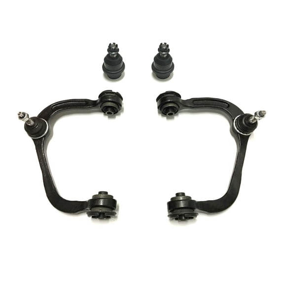 4 Pc Front Suspension Upper Control Arm + Ball Joints Suspension Kit Fits LH RH Side Fits select: 2004-2008 FORD F150, 2006-2008 LINCOLN MARK LT