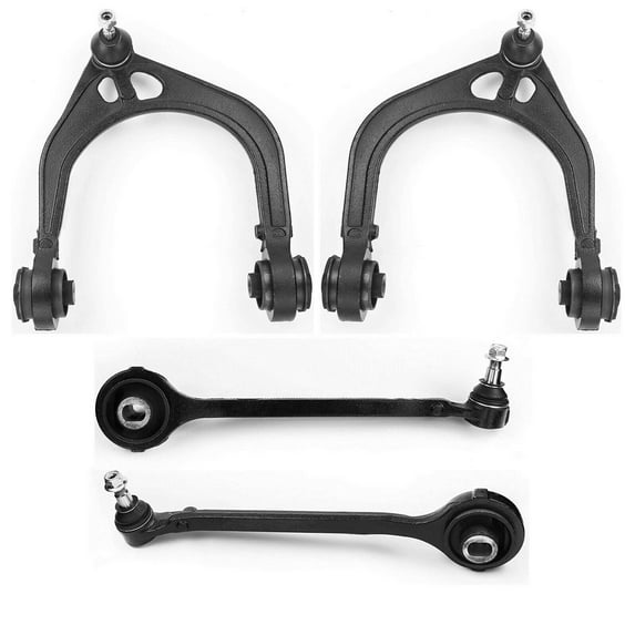 4 Pc Front Suspension Upper & Lower Control Arm with Ball Joint Left Right Kit Fits select: 2005-2006 CHRYSLER 300C, 2012-2015 DODGE CHARGER