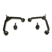 4 Pc Front Upper Control Arm + Lower Ball Joints 1-Pc Design with Torsion Bar Suspension Only Fits select 2001-2005 FORD EXPLORER SPORT TRAC