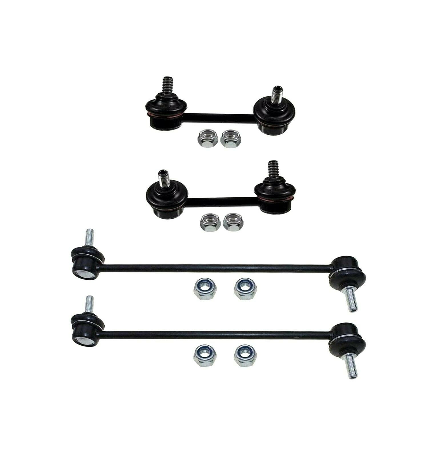 4 Pc Front and Rear Suspension Kit Stabilizer Sway Bar Links LH Driver RH Passenger Fits select