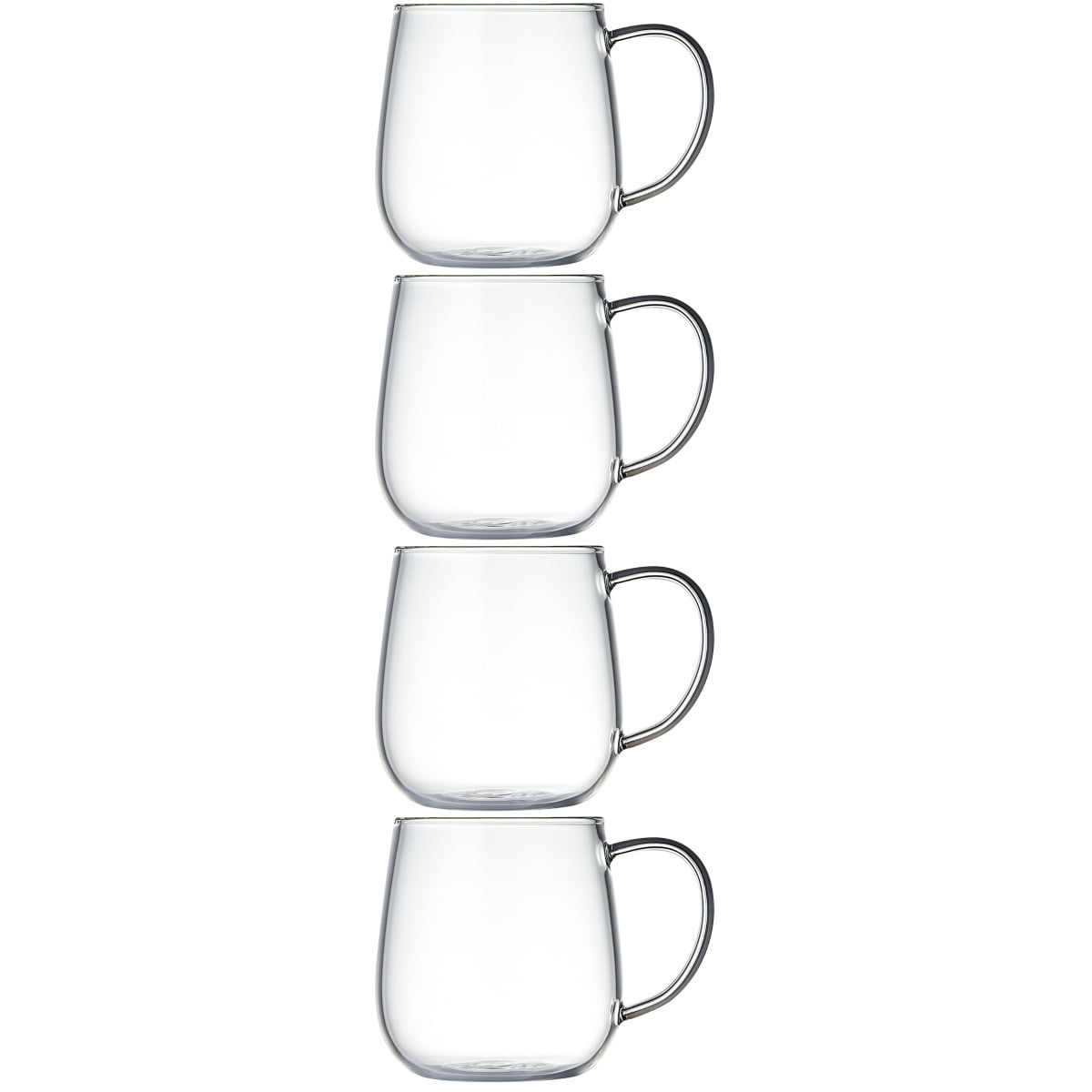 4 Pc Glass Milk Cup Espresso Cups Coffee Mug Coffee Cup Cups for Coffee Cup for Coffee Glass Milk Mug Glass Mug