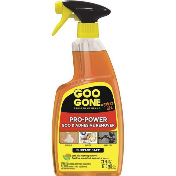 4 Pc, Goo Gone Pro-Power Gel Adhesive Remover 24 Oz