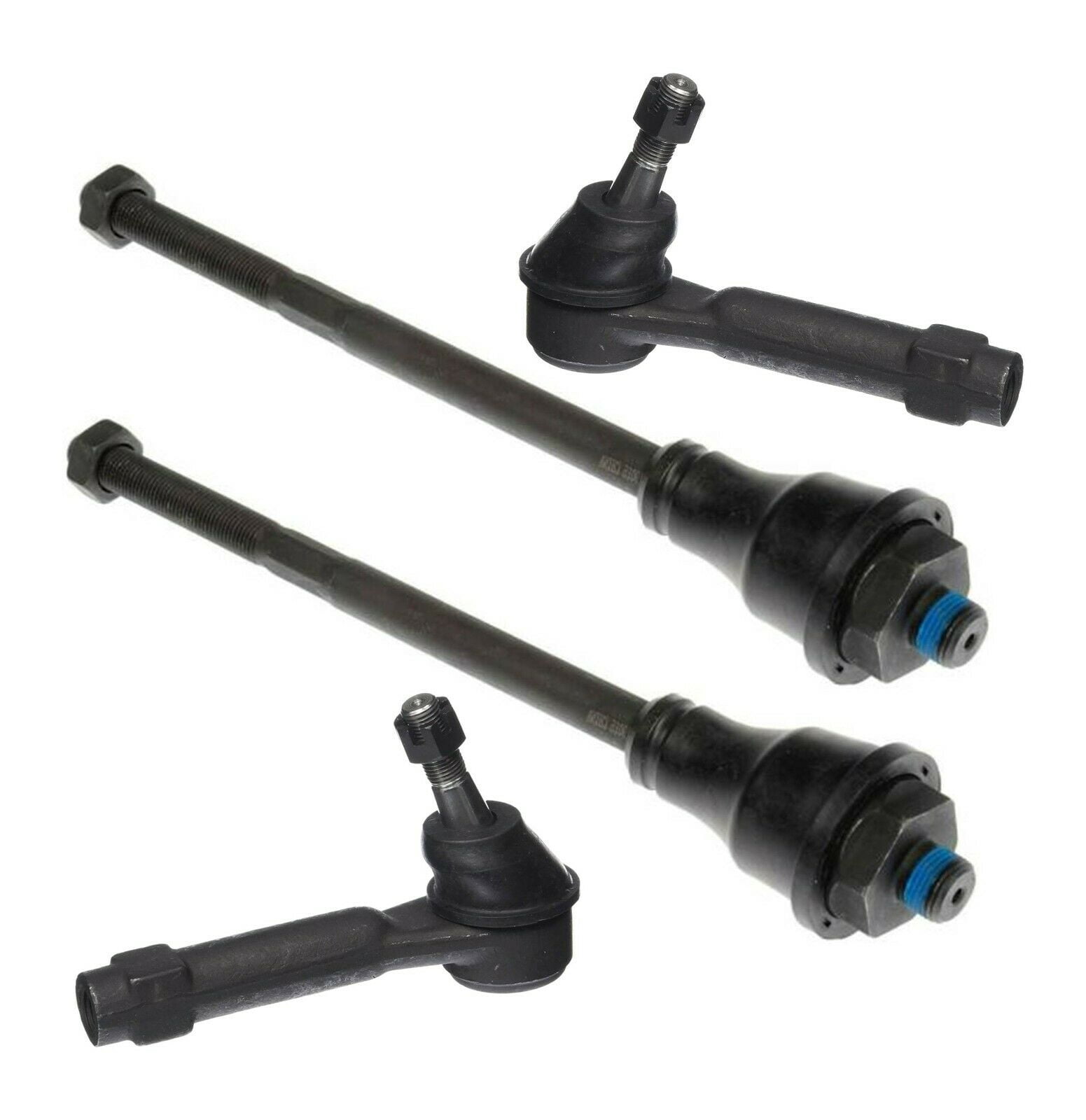 4 Pc Inner Outer Tie Rod End Kit Steering Fits select: 1999-2007 CHEVROLET SILVERADO, 2000-2006 CHEVROLET TAHOE