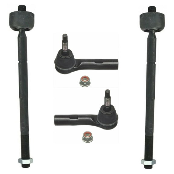 4 Pc Kit Inner & Outer Tie Rod Ends Fits select: 2003 DODGE DAKOTA SXT, 2001 DODGE DAKOTA QUAD