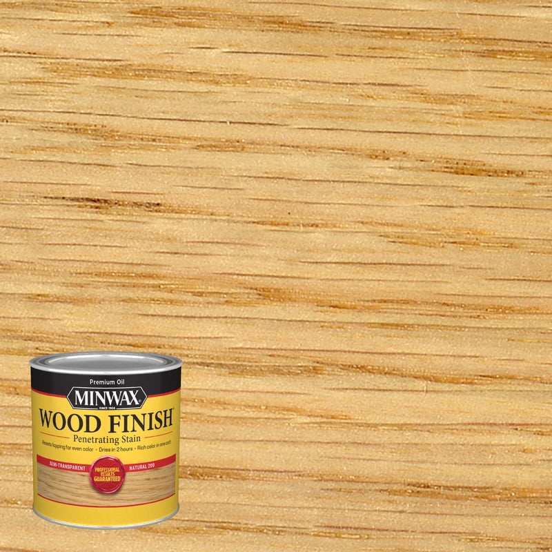 4 Pc, Minwax Wood Finish Semi-Transparent Natural Oil-Based Penetrating ...