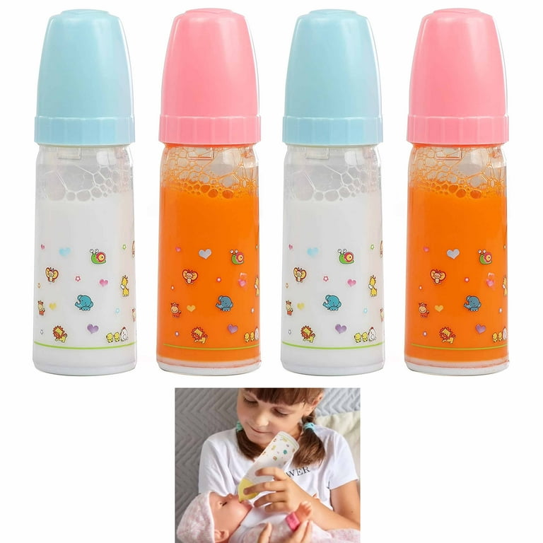 All Top Bargains 4 Pc Baby Doll Disappearing Drink Set Magic Feeding Accessories Play Toy Walmart