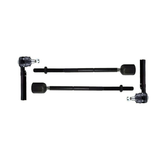 4 Pc New Inner & Outer Tie Rod Ends Steering Kit Fits select: 1994-2004 FORD MUSTANG