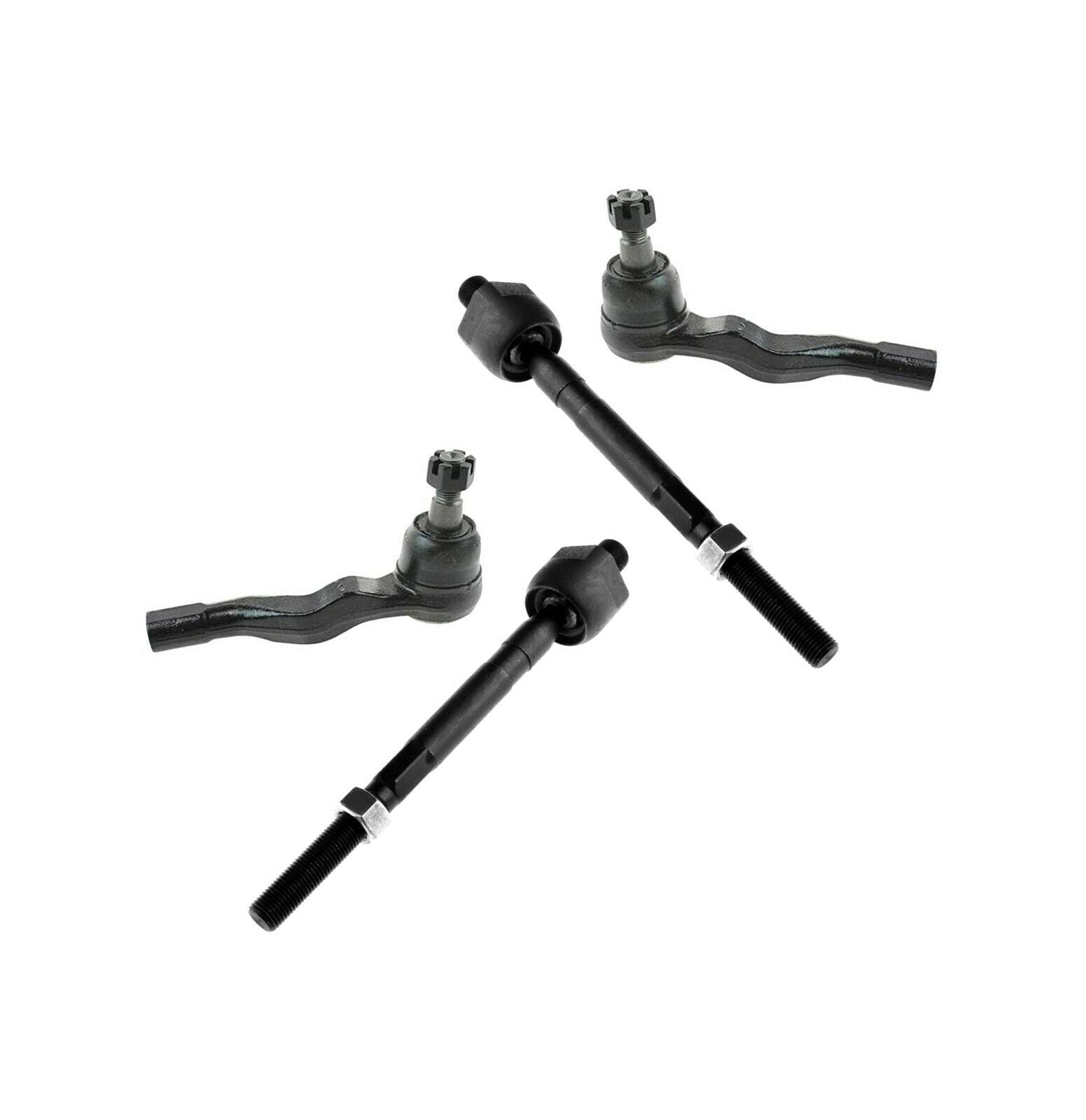 4 Pc New Steering Passenger Driver Tie Rod Ends Inner & Outer Set Fits select: 2003-2007 INFINITI G35, 2003-2009 NISSAN 350Z