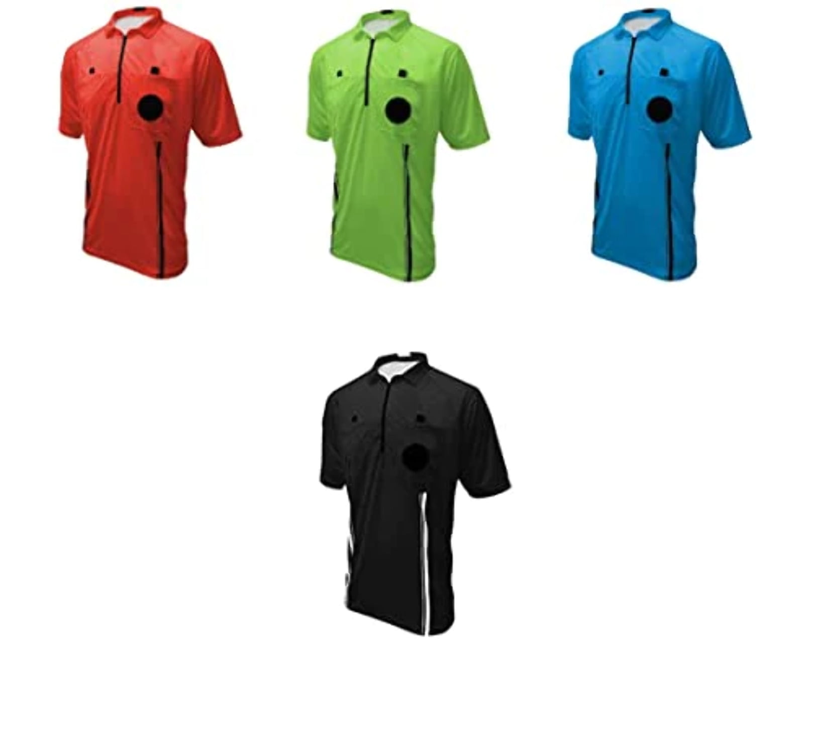 4 Pc Pro Soccer Referee Jersey Set Plus Sizing