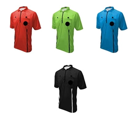 4 Pc Pro Soccer Referee Jersey Set Plus Sizing (X-Large)