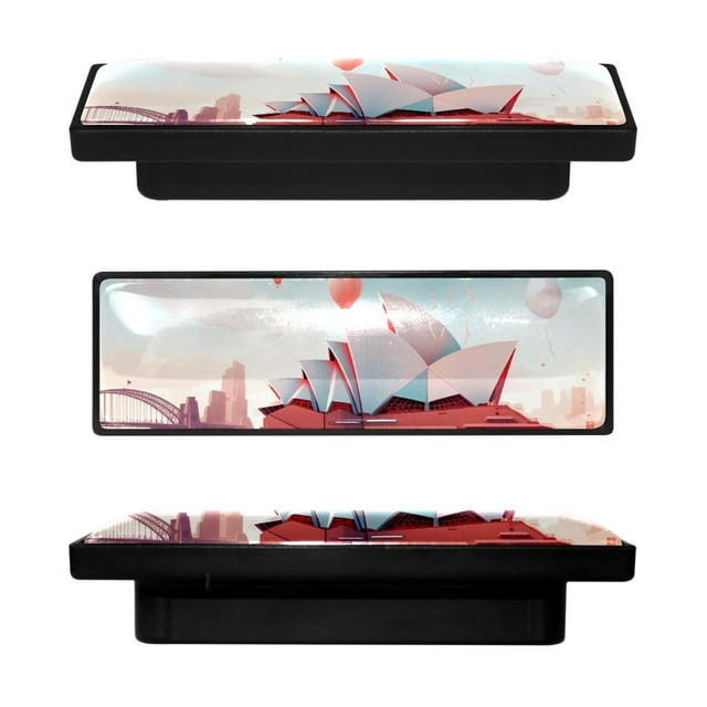 4Pc,Rectangle Kitchen Knobs Handles,Knobs for Dresser Drawers