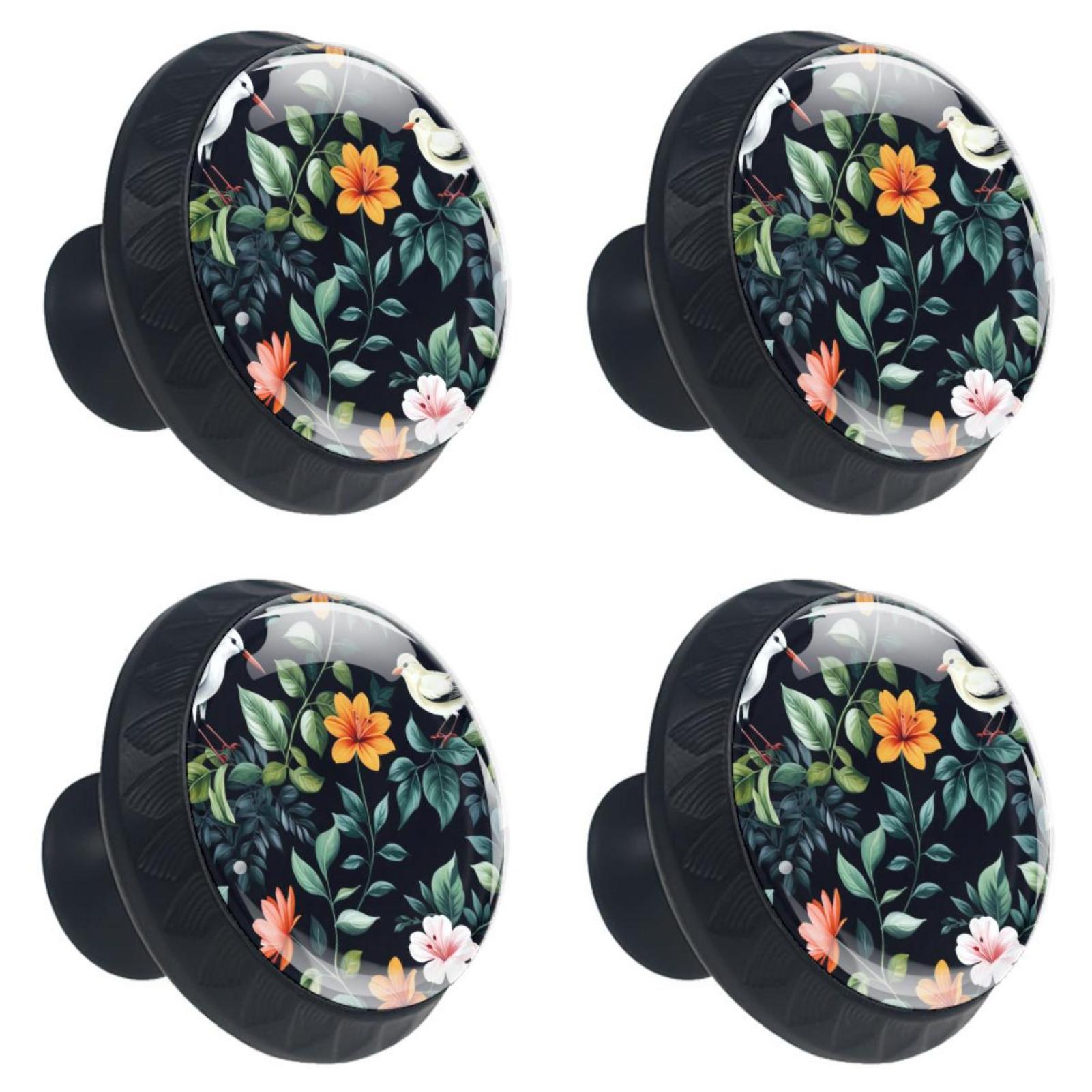 4Pc,Round Drawer Pulls and Knobs,Handles for and Drawers