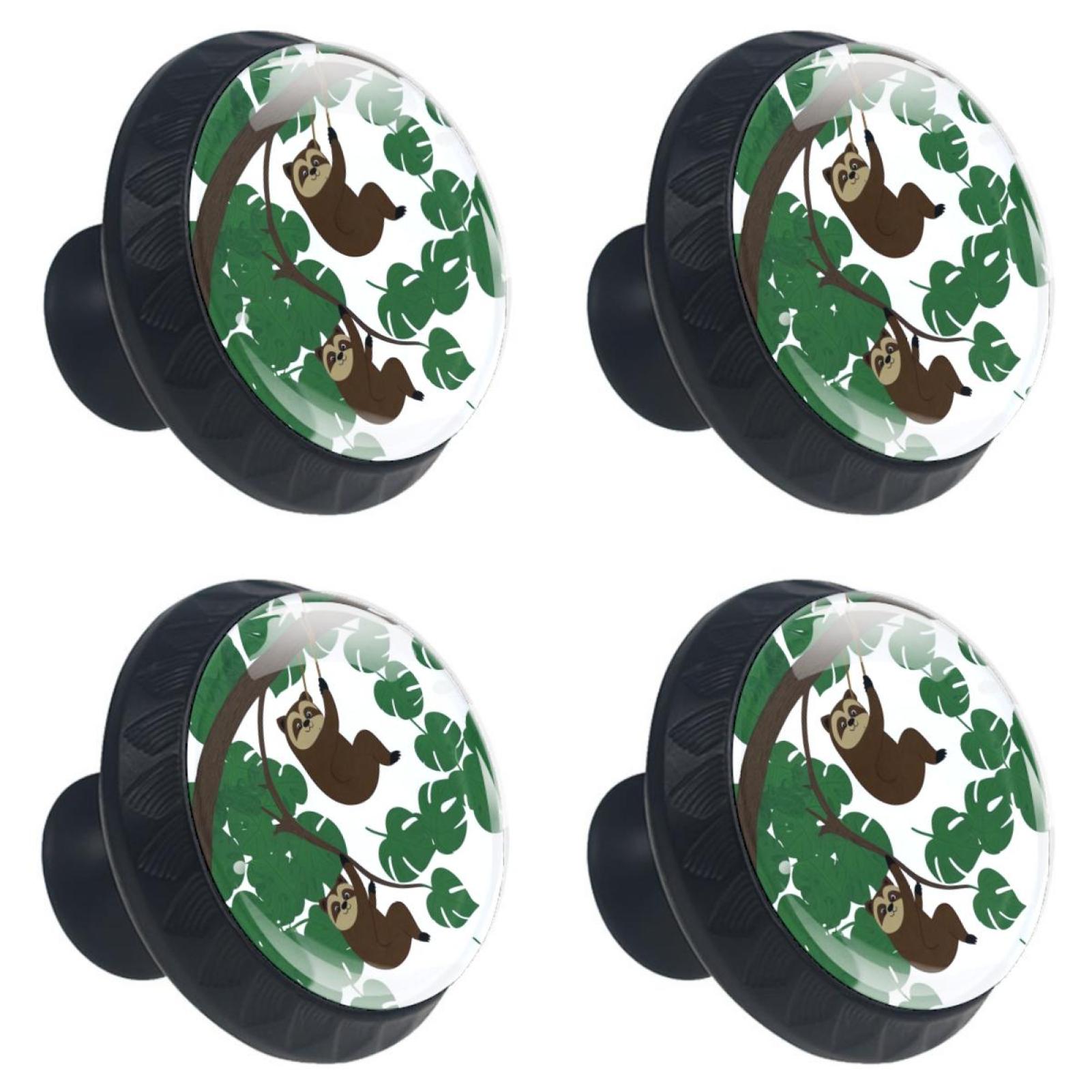 4Pc,Round Drawer Pulls and Knobs,Handles for and Drawers