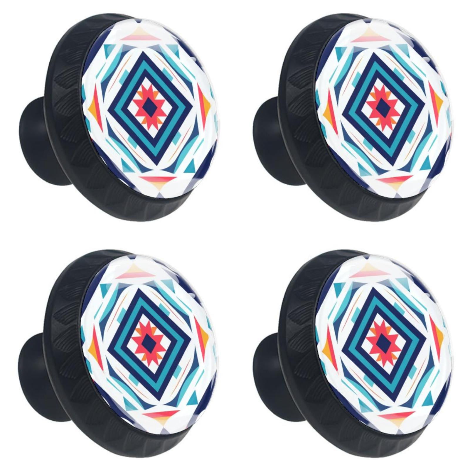 4-Pc,Round Kitchen Cabinet Handles,Knobs for Cabinets and Drawers ...