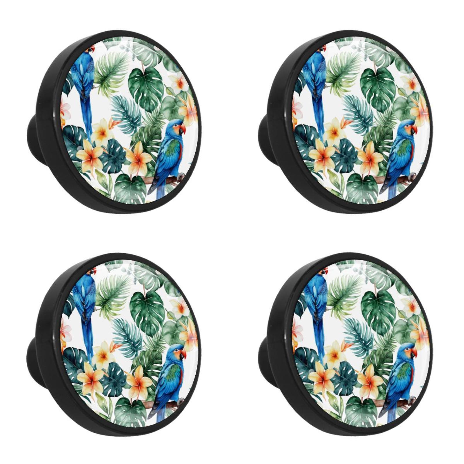 4Pc,Round Kitchen Handles,Knobs for and Drawers