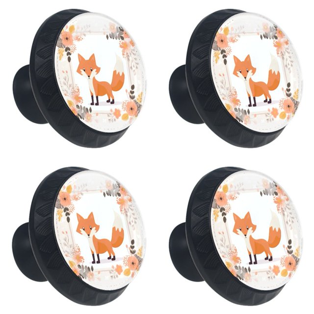 4Pc,Round Kitchen Knobs Handles,Knobs for Dresser Drawers
