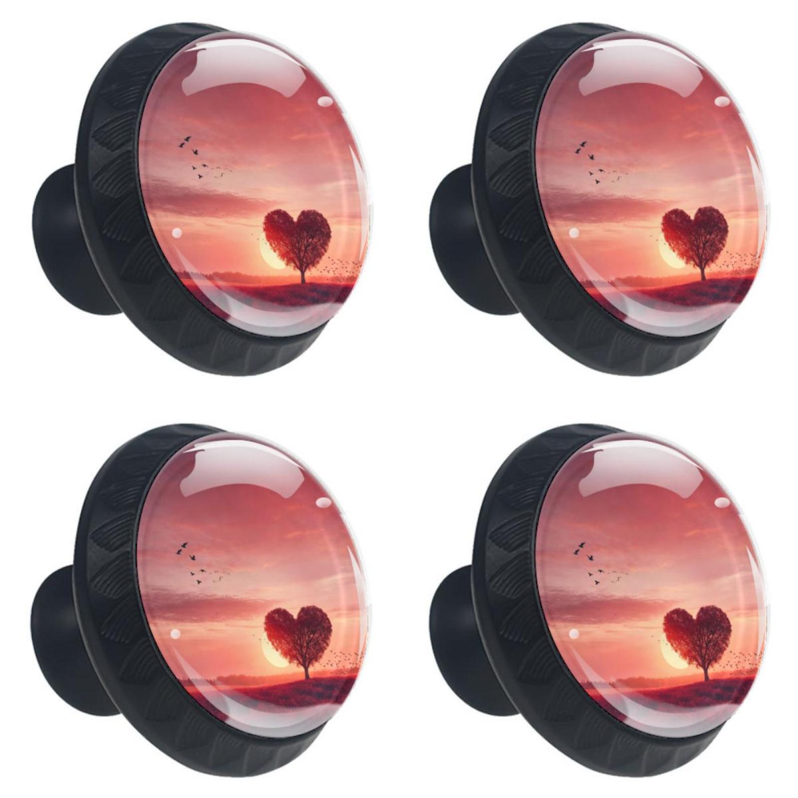 4Pc,Round Kitchen Knobs and Door Handles,Kitchen