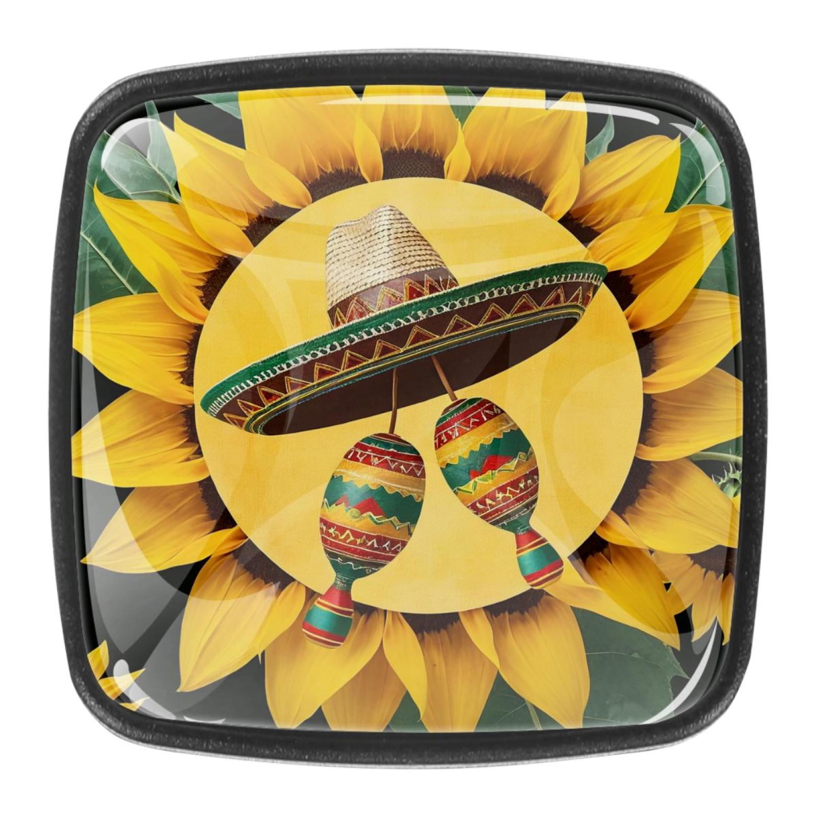 4Pc,Square Drawer Pulls and Knobs,Handles for and Drawers