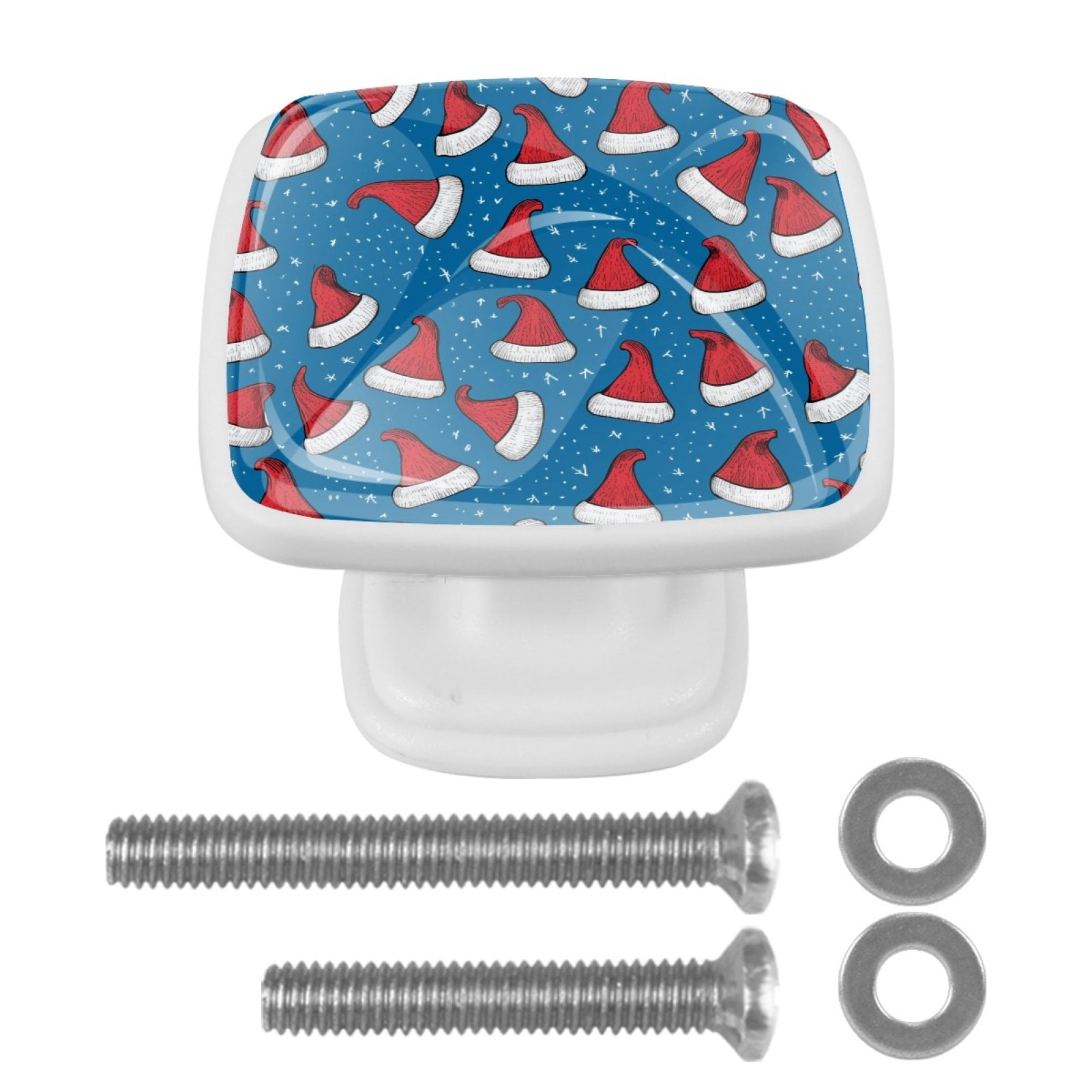 4Pc,Square Kitchen Knobs Handles,Knobs for Dresser Drawers