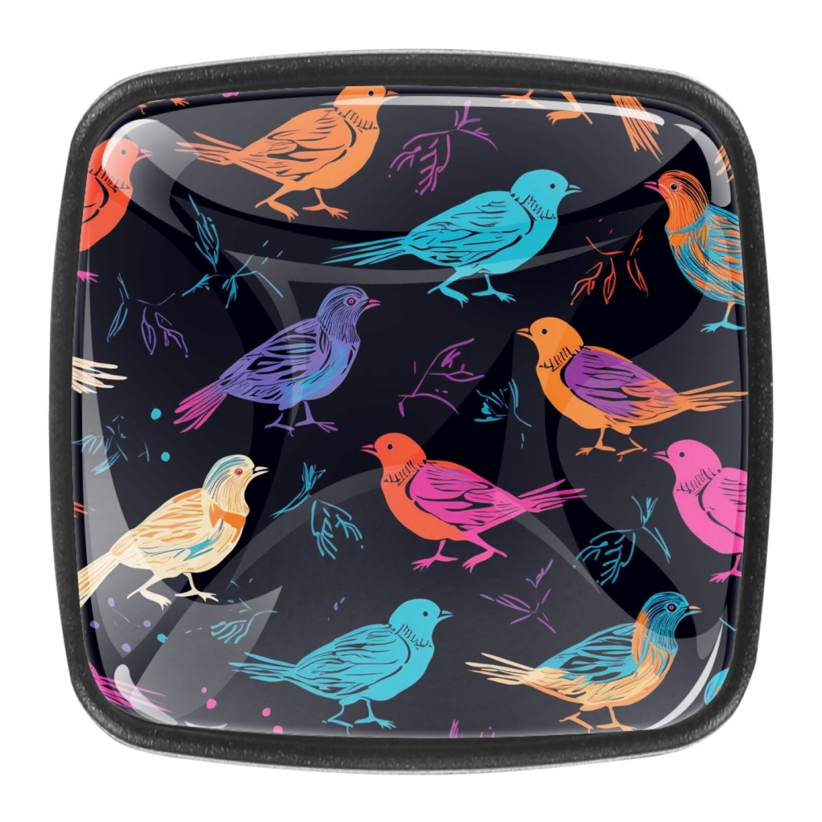 4Pc,Square Kitchen Knobs and Door Handles