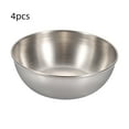 thumbnail image 1 of 4 Pc Stainless Steel Dipping Bowls Set - Small Condiment Dishes for Sushi Sauce Soy Sauce Ketchup - Mini Appetizer Cups for Snacks Seasoning - Flat Bottom Serving Bowls for Kitchen Dining Home Party, 1 of 4