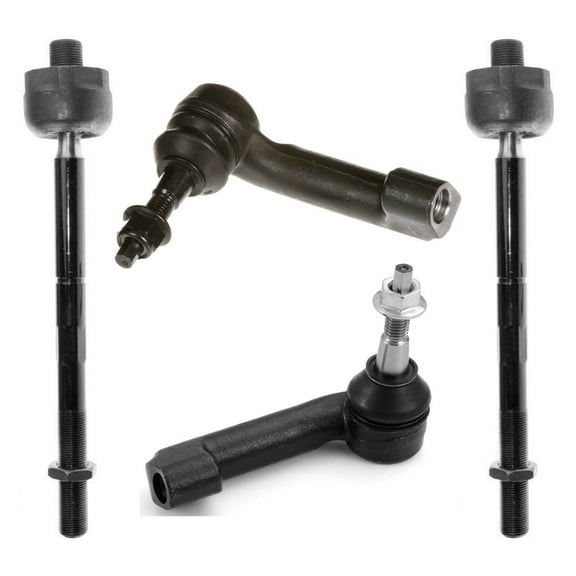 4 Pc Steering Kit Inner & Outer Tie Rod Ends Passenger Driver Fits select: 2009-2015 FORD F150, 2007-2015 FORD EXPEDITION