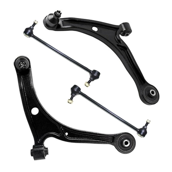 4 Pc Suspension Kit Lower Control Arm with Ball Joints Front Sway Bar Links Fits select: 2003-2005 HONDA PILOT, 2001-2005 ACURA MDX