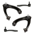 thumbnail image 1 of 4 Pc Suspension Kit Upper Control Arm with Ball Joints Outer Tie Rod End Fits select: 1996-2000 HONDA CIVIC, 1 of 9