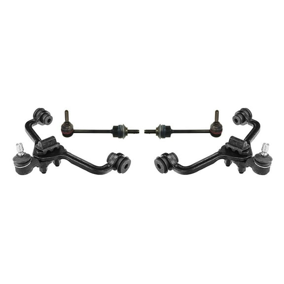4 Pc Suspension Set Front Sway Bar Links Upper Control Arm with Ball Joints Left Right Fits select: 1998-2002 MERCURY GRAND MARQUIS, 1998-2002 FORD CROWN VICTORIA