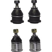 4 Pc Upper and Lower Ball Joints, Front Suspension Kit Fits Acura CL 2001-2003 All Models Acura TL 1998-2003 All Models Honda Accord 1998-2002 All Models