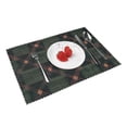 thumbnail image 1 of 4 Pce Oil Proof And Heat Insulation Tray Mat 12x18in Western Dining Table Tablecloth Mat For Family Banquet Picnic In The Hotel Green Buffalo Plaid Check Tartan Scotland_4, 1 of 8