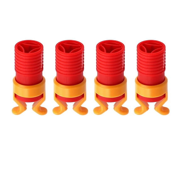 4 Pcs 0.7*1.6 Inch ABS Screw Holder Clamp, Screw Holder for Drill Screw Gripper Screw Holder Fits Screwdrivers Bit Diameter of 6-8mm for Woodworking