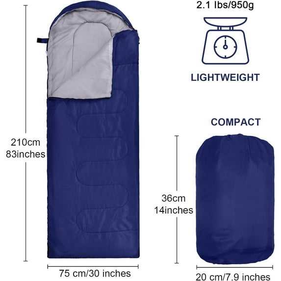 4 Pcs Bulk Sleeping Bags for Homeless Donation Shelter Adults 0 Degree Waterproof Backpack Bags with Compression Sack for Cold Weather Emergency Hiking Camping Warm