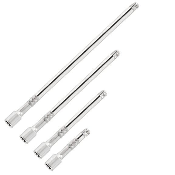 4 Pcs 1/4 Inch Drive Socket Extension Set Chrome Vanadium Steel 2"-10"