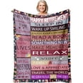 thumbnail image 1 of Retirement Gifts for Women 2023, Best Retirement Gifts Ideas, Coworker Leaving Gift, Funny Farewell Gifts for Coworkers Women, Goodbye Gifts for Coworkers Blanket 40"x50", 1 of 5