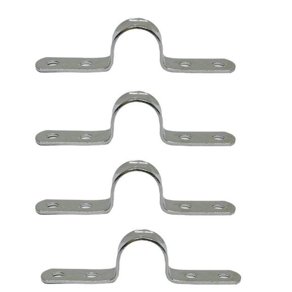 4 Pcs 11/16" Deck Loop Pad Eye 316 Stainless Steel Top Eye Straps,Tie Down,Kayak