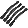 thumbnail image 1 of 4 Pcs 11.41 Inch Universal Rubber Carry Grab Handle with Single Hole Round Base Black for Kayak Boat Canoe, 1 of 6