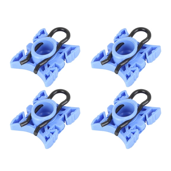 4 Pcs 11.5mm Window Regulator Sliding Pivot Clips Blue Fit for BMW E32 51321938884
