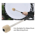 4 Pcs 12.5Inch Bass Steel Drum Mallets,Wool Felt Drum Sticks with