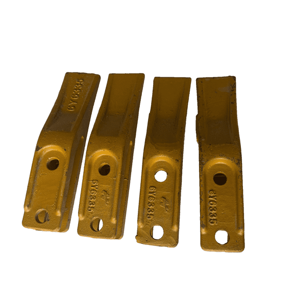 4 Pcs 1358203 Bucket Teeth 6Y6335 For Backhoe Loader /Excavator Unitooth