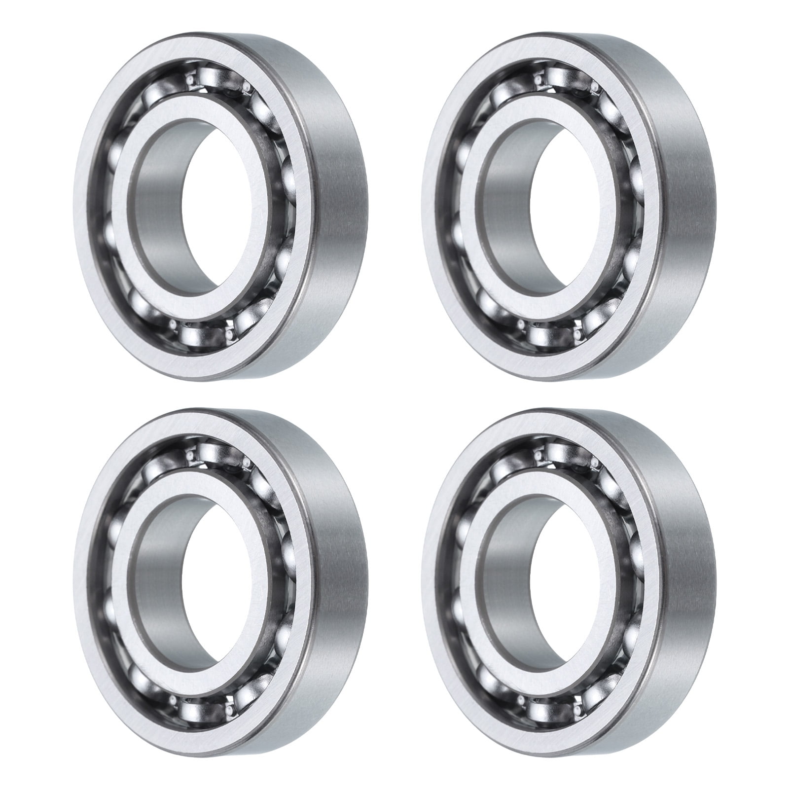 4 Pcs 16003 Deep Groove Ball Bearing 17x35x8mm High Carbon